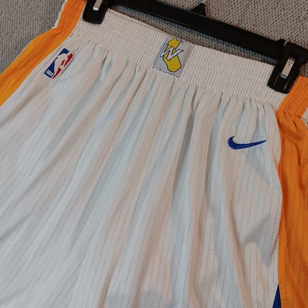 Nike NBA Basketball Shorts Youth XL 30-33 Golden State Warriors Y2K‎ Swoosh